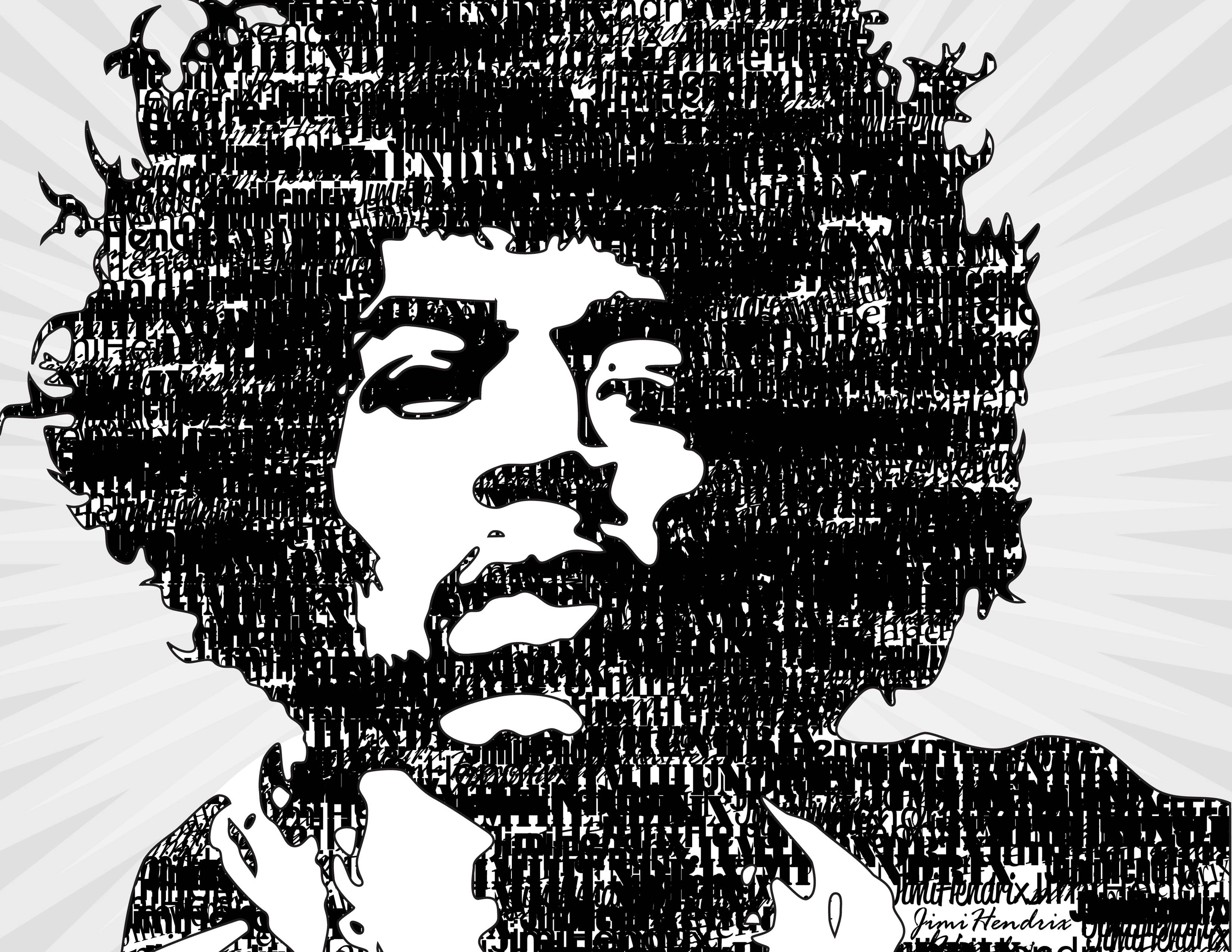 Vector Exercise: Jimi Hendrix