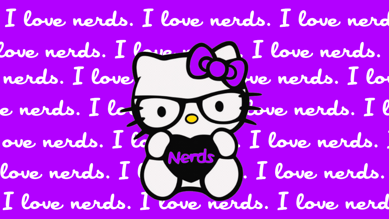 image For > Hello Kitty With Mustache Wallpaper