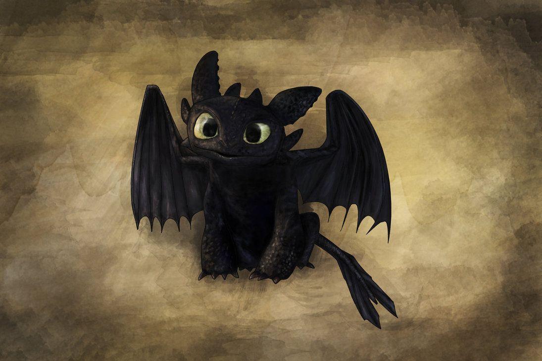 image For > Cute Toothless Wallpaper HD