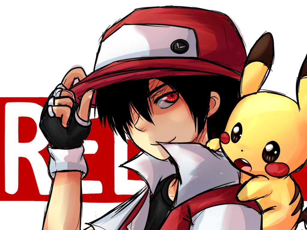 image For > Trainer Red Pokemon Wallpaper
