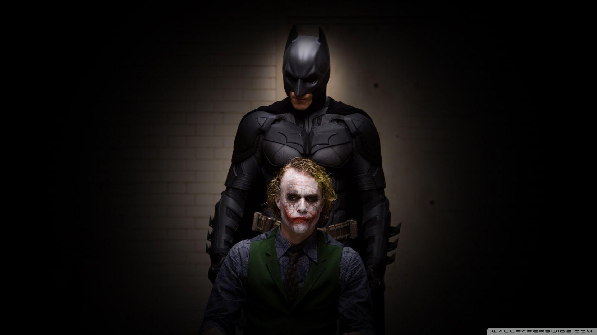 Batman And Joker Dark Knight Wallpaper
