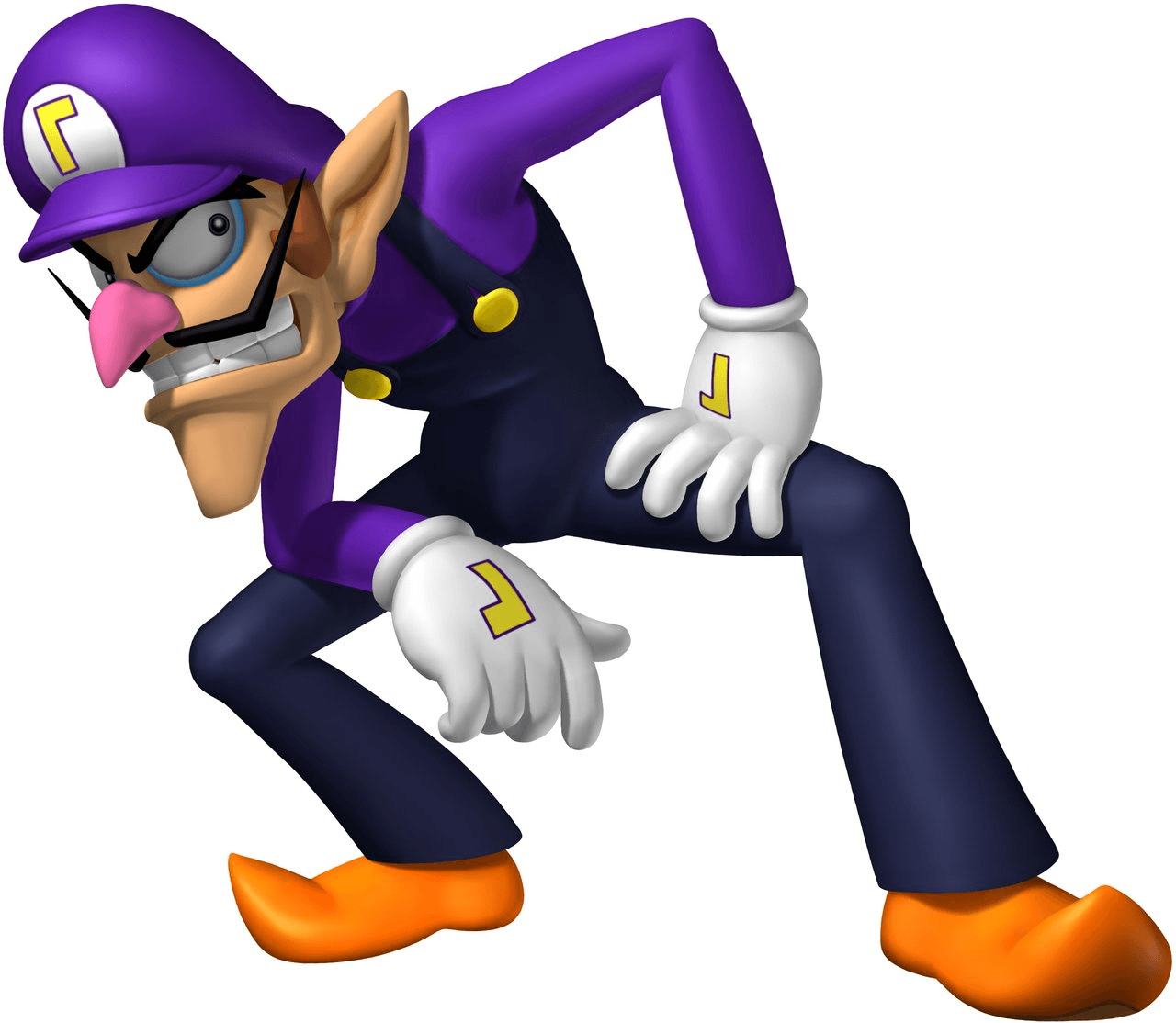 image For > Waluigi Without Mustache