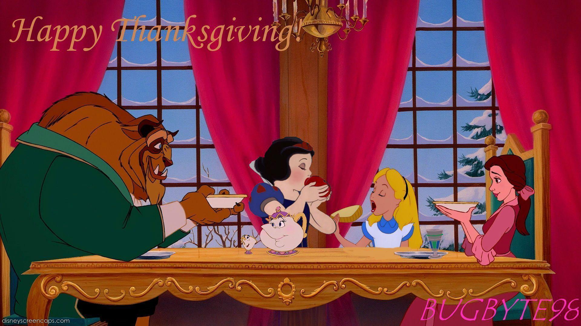 Wallpaper For > Disney Princess Thanksgiving Wallpaper