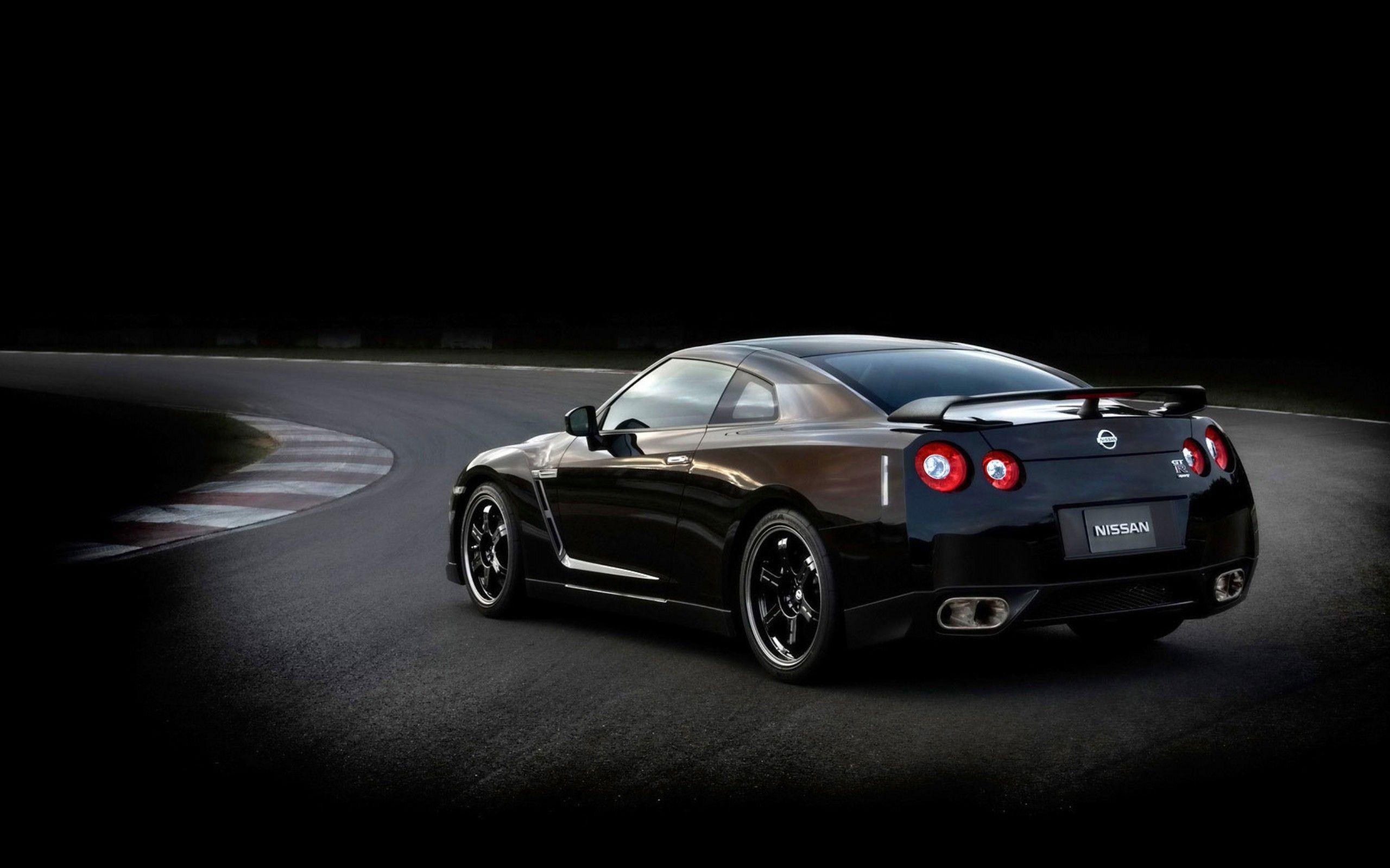 Black Nissan GT R Sports Car HD Wallpaper. TanukinoSippo