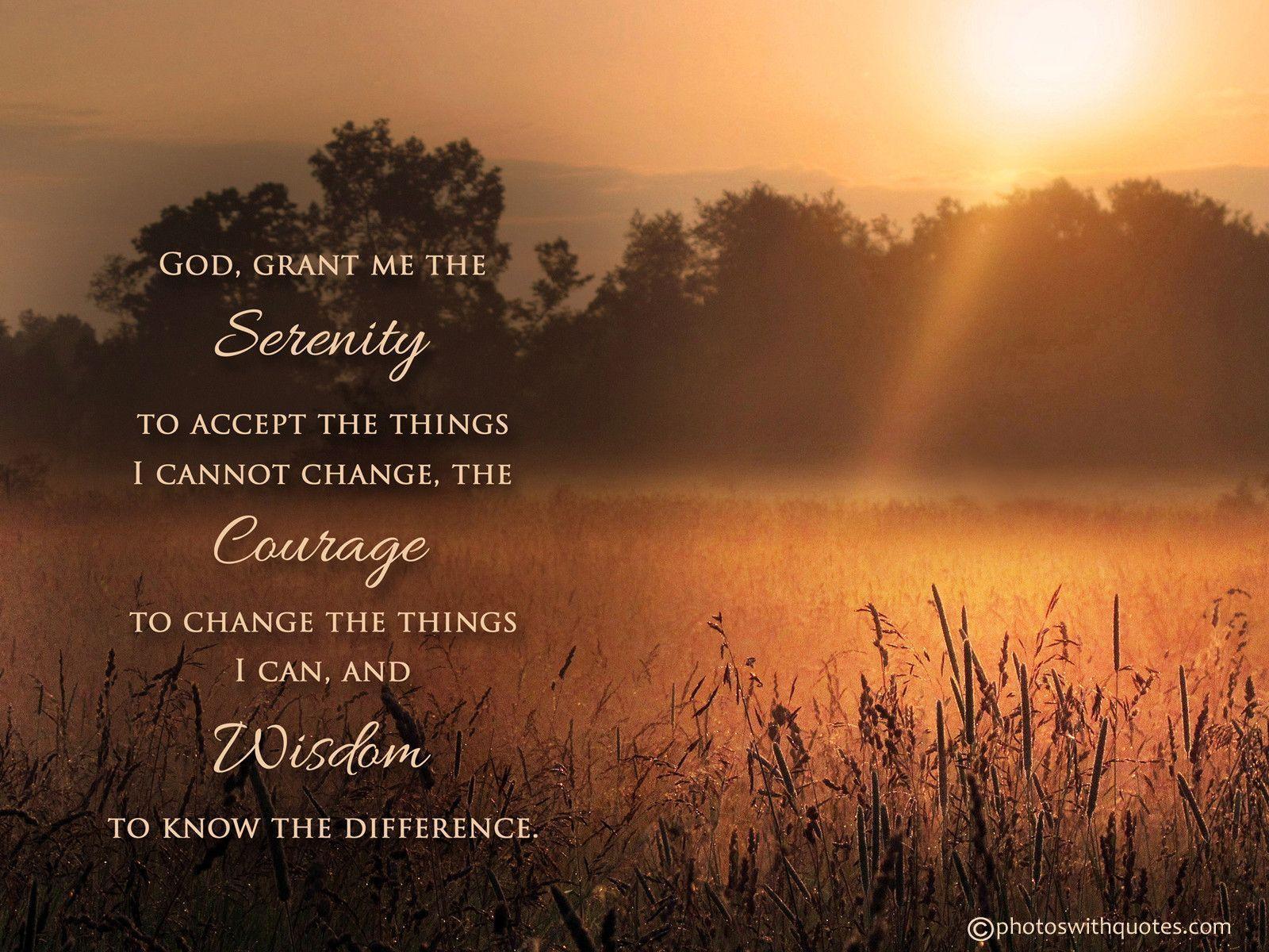 Serenity Prayer Wallpapers - Wallpaper Cave