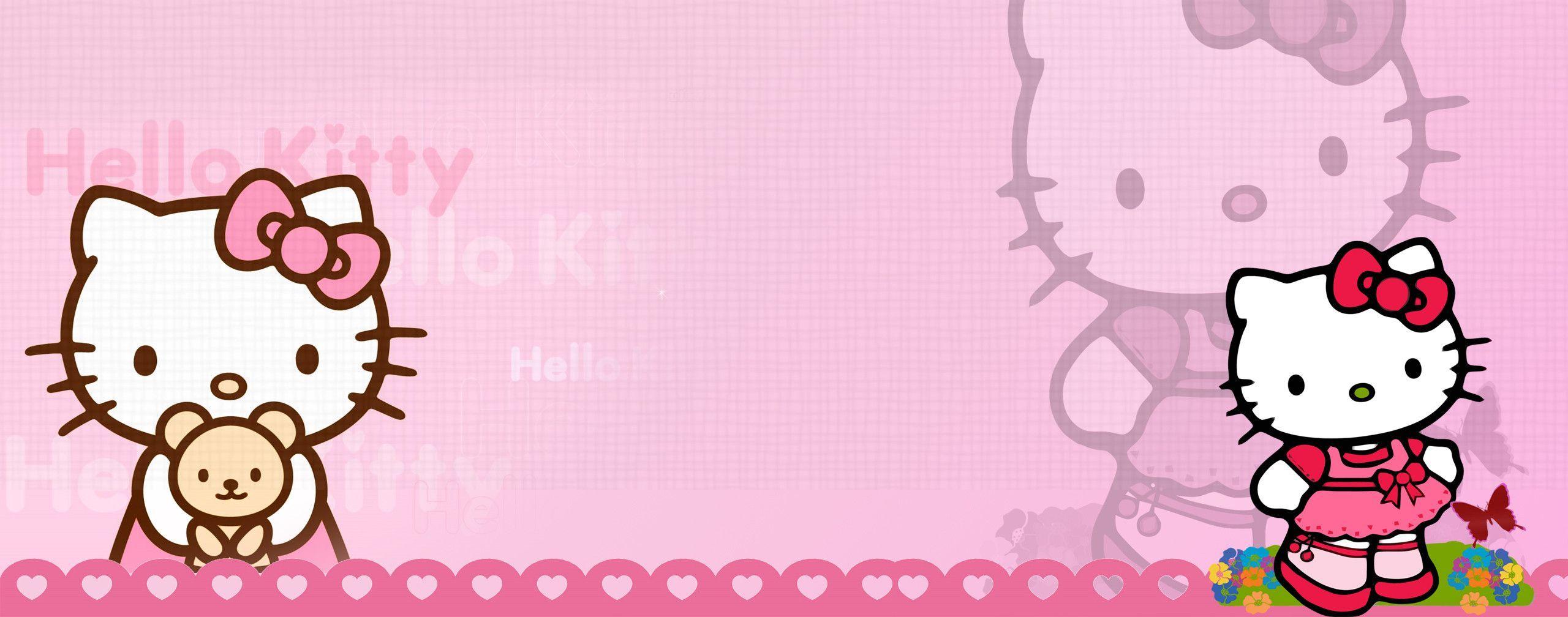 Download Hello Kitty Dual Monitor Wallp Brh Wallpaper