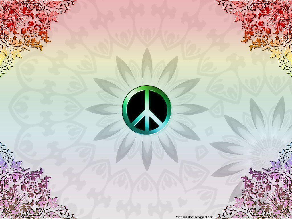 Wallpaper For > Peace Sign Background For Desktop