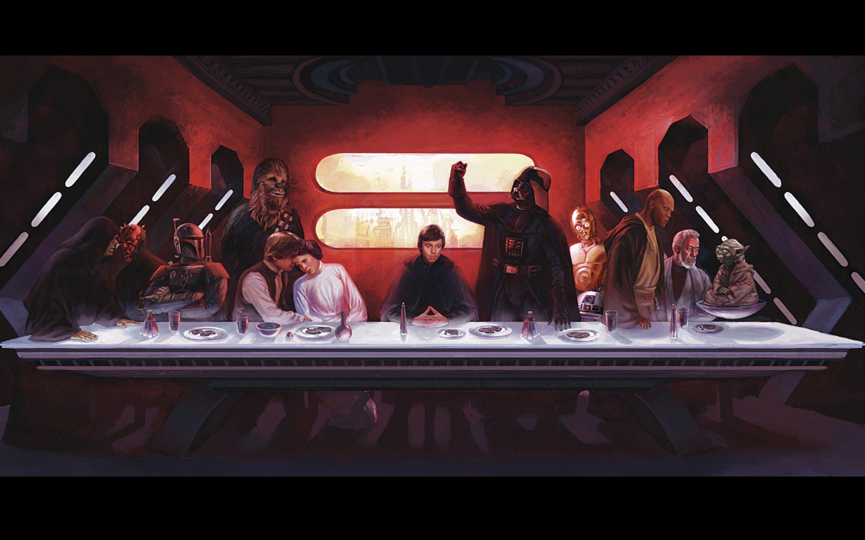 Star Wars Last Supper wallpaper