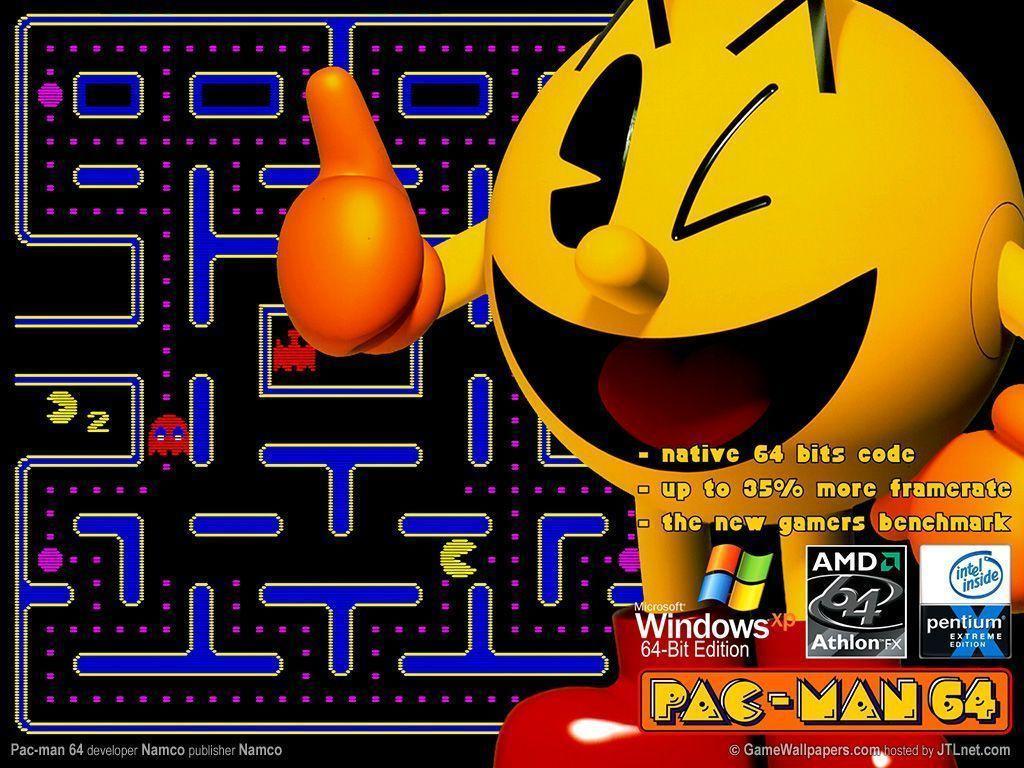 Pac Man Desktop PC And Mac Wallpaper