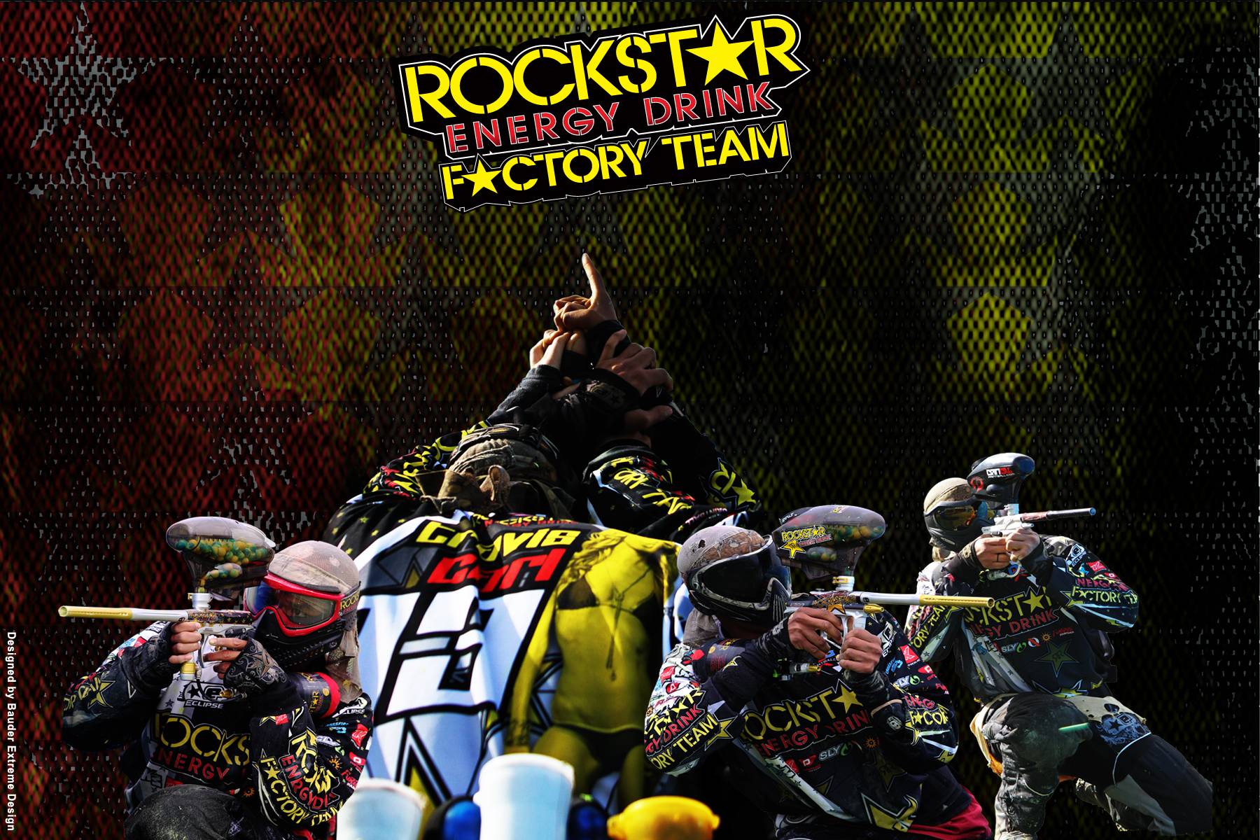 Rockstar Energy Drink Factory Team Photo Picture Free Drink
