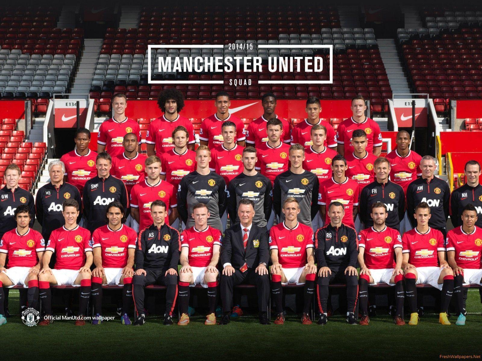 Manchester United 2014 2015 Squad Photo Wallpaper Wallpaper