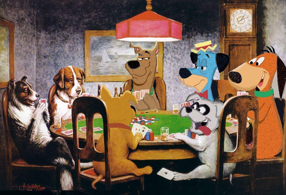 Dogs Playing Poker Wallpaper