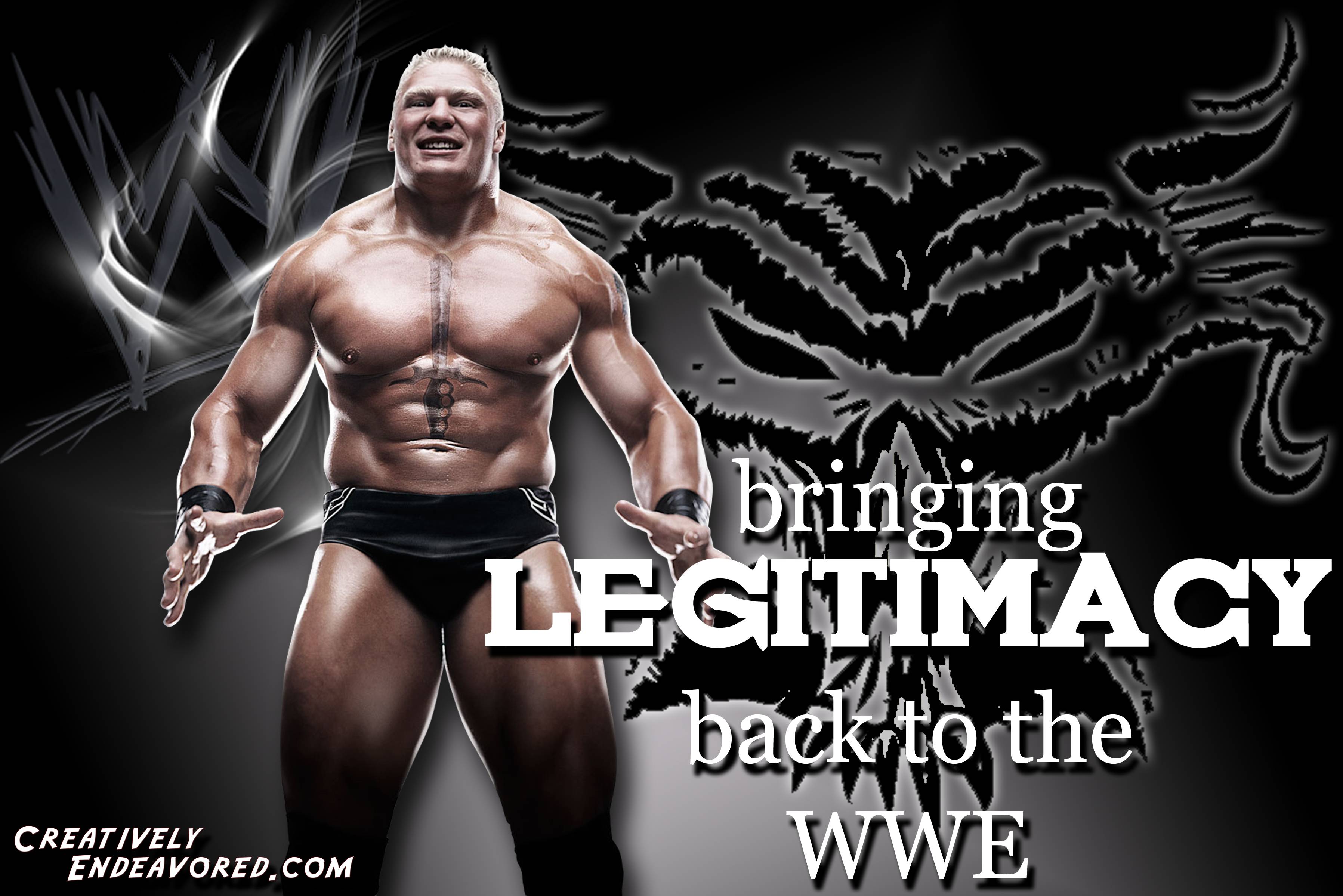 Wallpaper Wednesday: Brock Is Back. Hittin&; The Canvas Wrestling