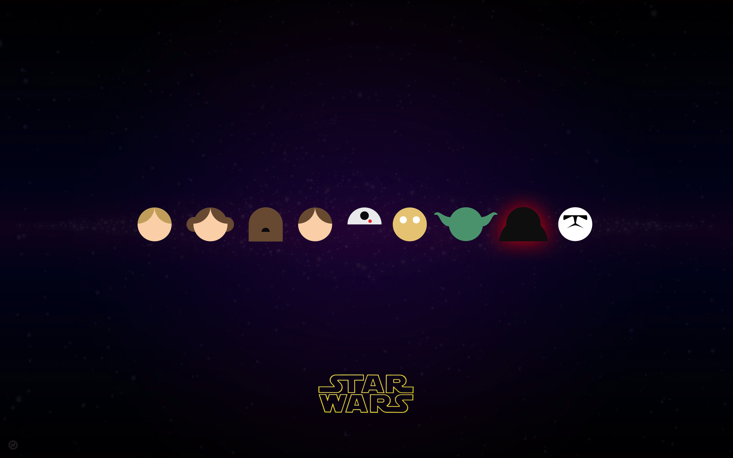 Star Wars Characters in Vector