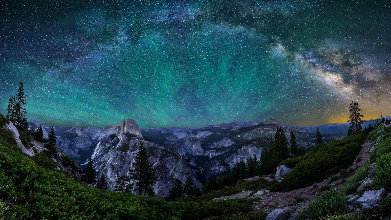 HDR Photo Yosemite Park For OS X 10.10 Wallpap Desktop Wide
