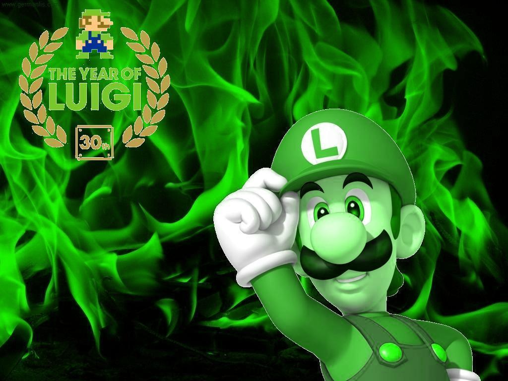 Luigi 30th Anniversary Wallpaper