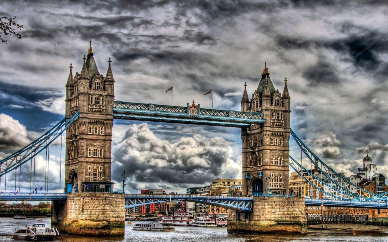 London Bridge Dusk Wallpaper, Beautiful Bridges