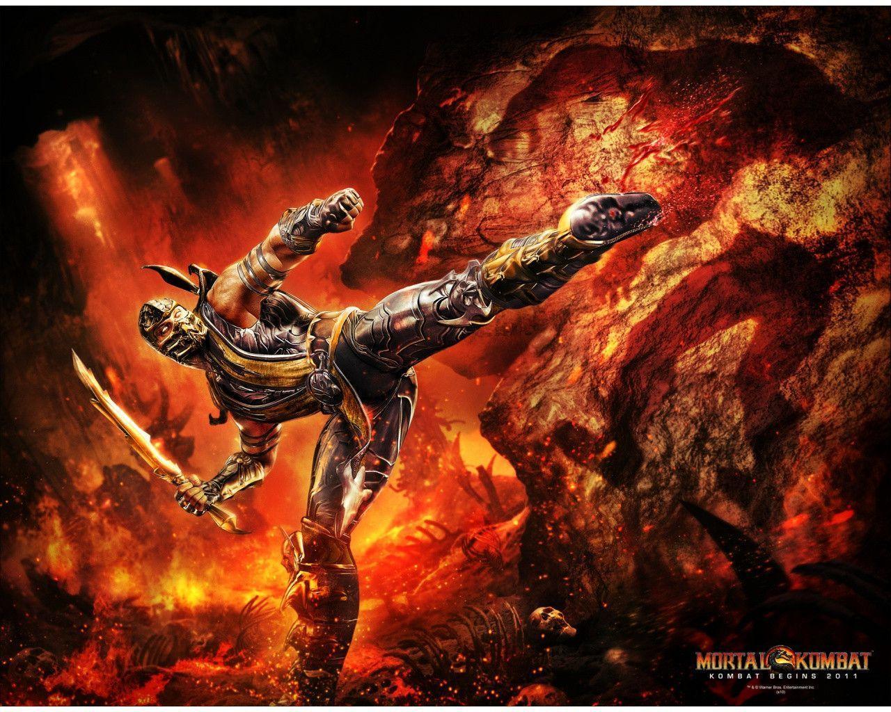 Mortal Kombat 9 Wallpaper HD Scorpion