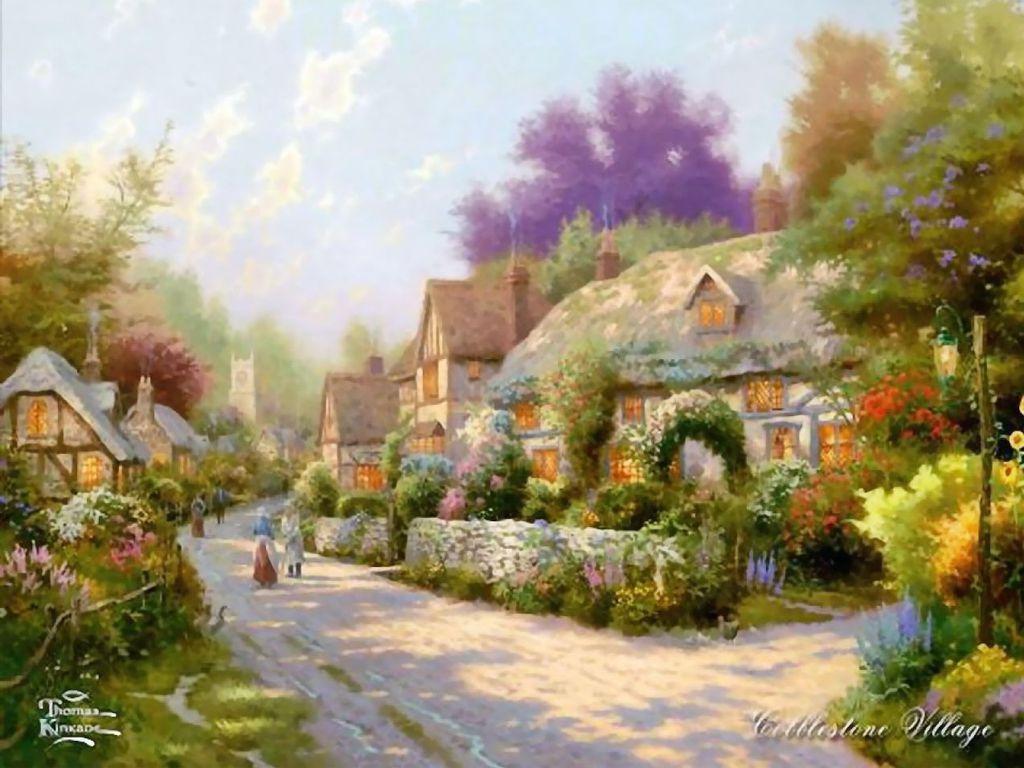 Free Thomas Kinkade Wallpapers - Wallpaper Cave
