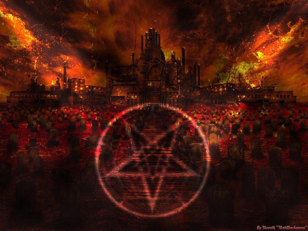 satanic satan wallpaper HD graveyard of hell