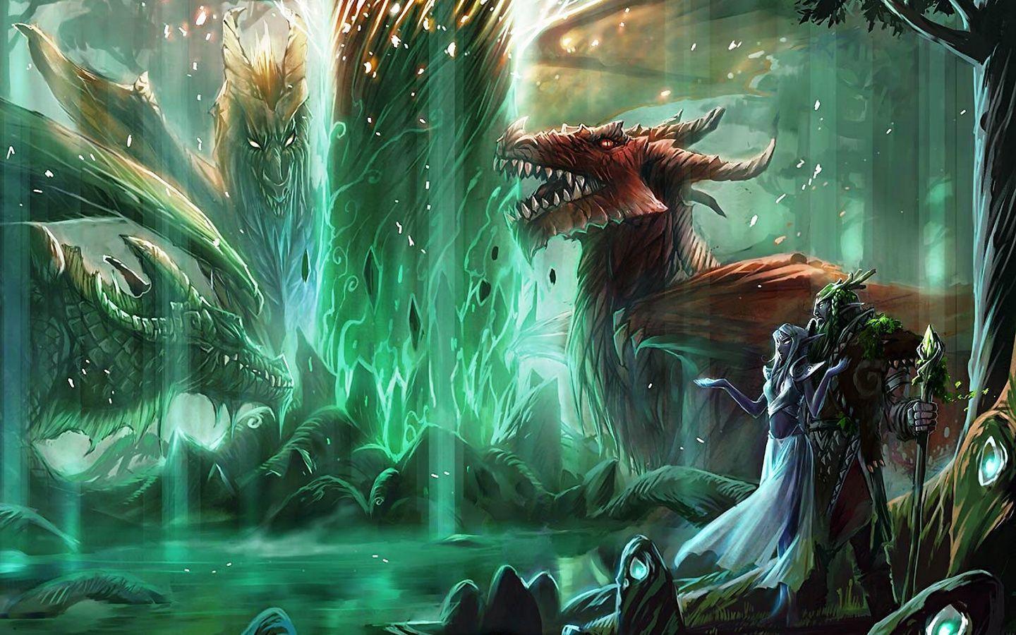 Great Green World Of Warcraft 6734 HD Wallpaper Picture. Top