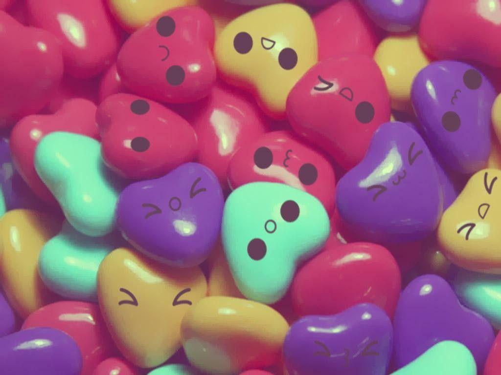 Wallpaper For > Cute Candy Background