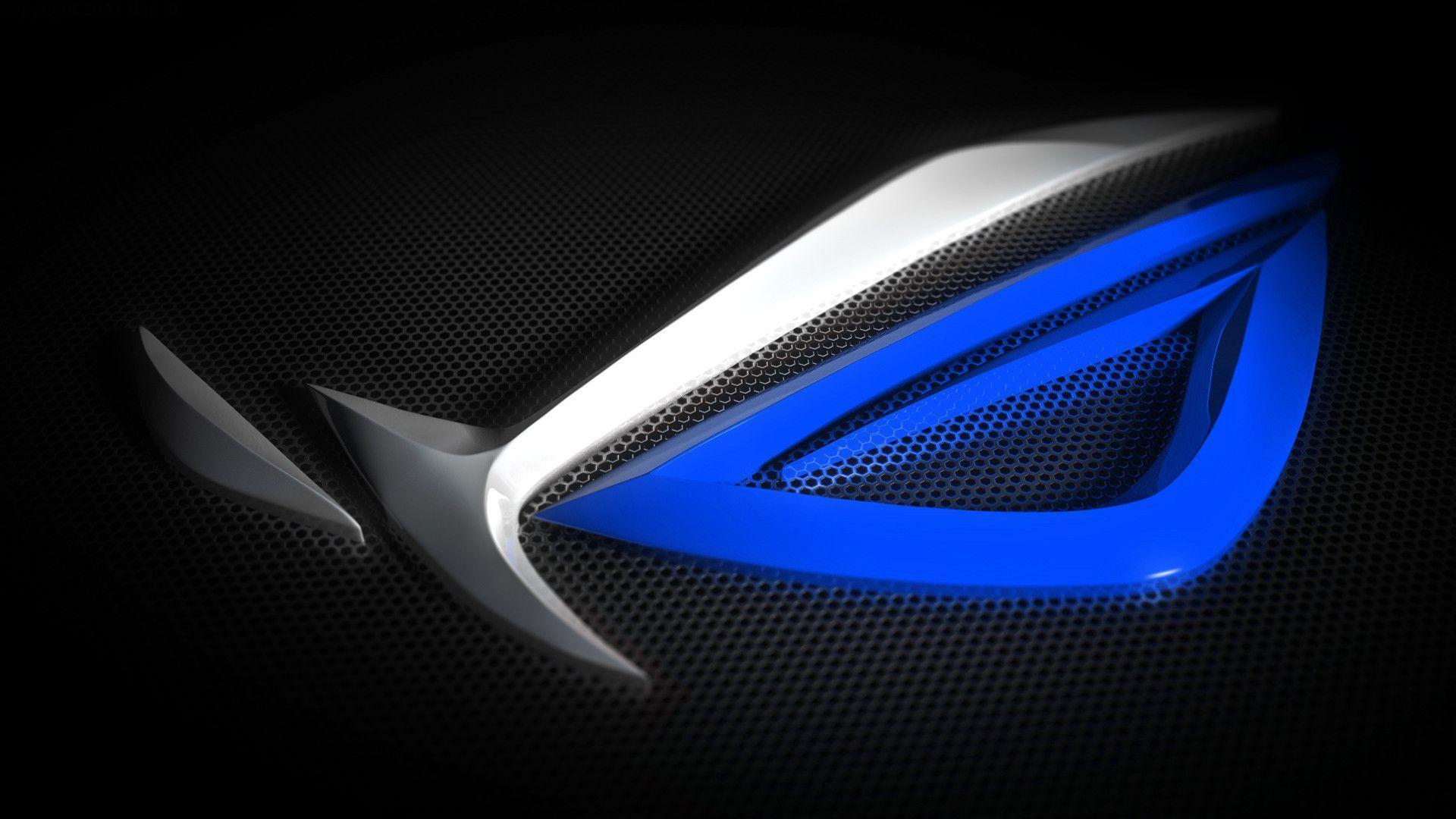 Blue And Black Asus RoG HD Wallpaper. TanukinoSippo