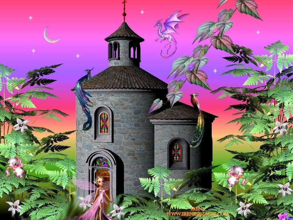 Enchantment Pink Fairy Wallpaper HD Wallpaper