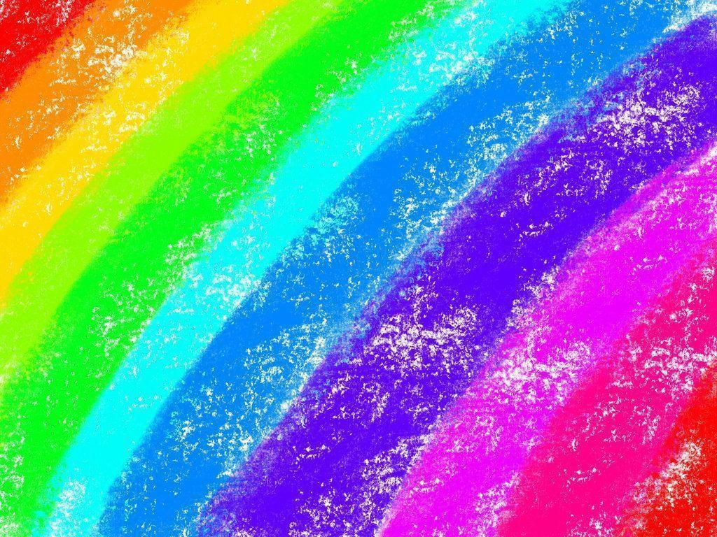 Rainbow Crayon Wallpaper