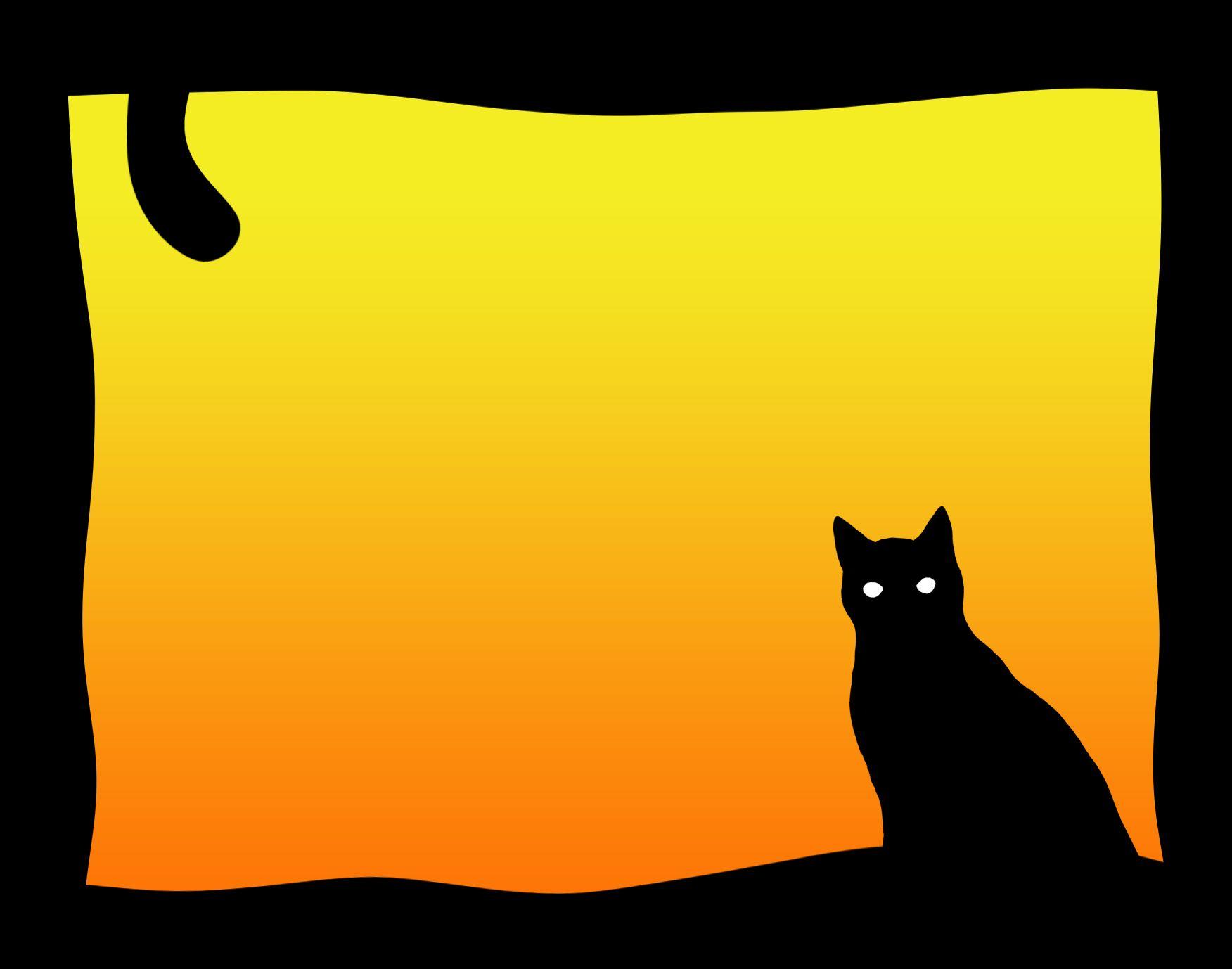 Black Cat Background 3