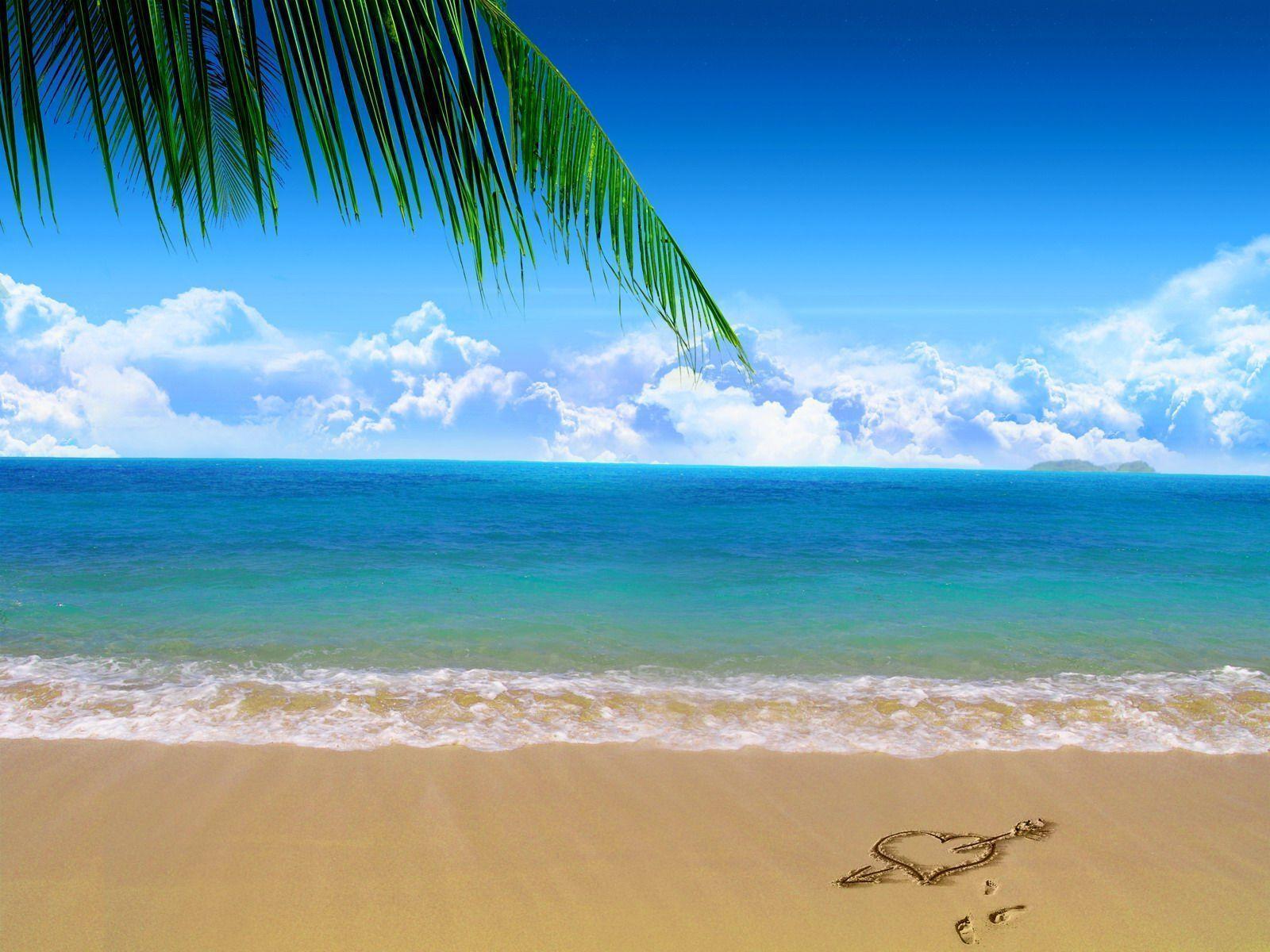 Wallpaper For > Cool Beach Desktop Background