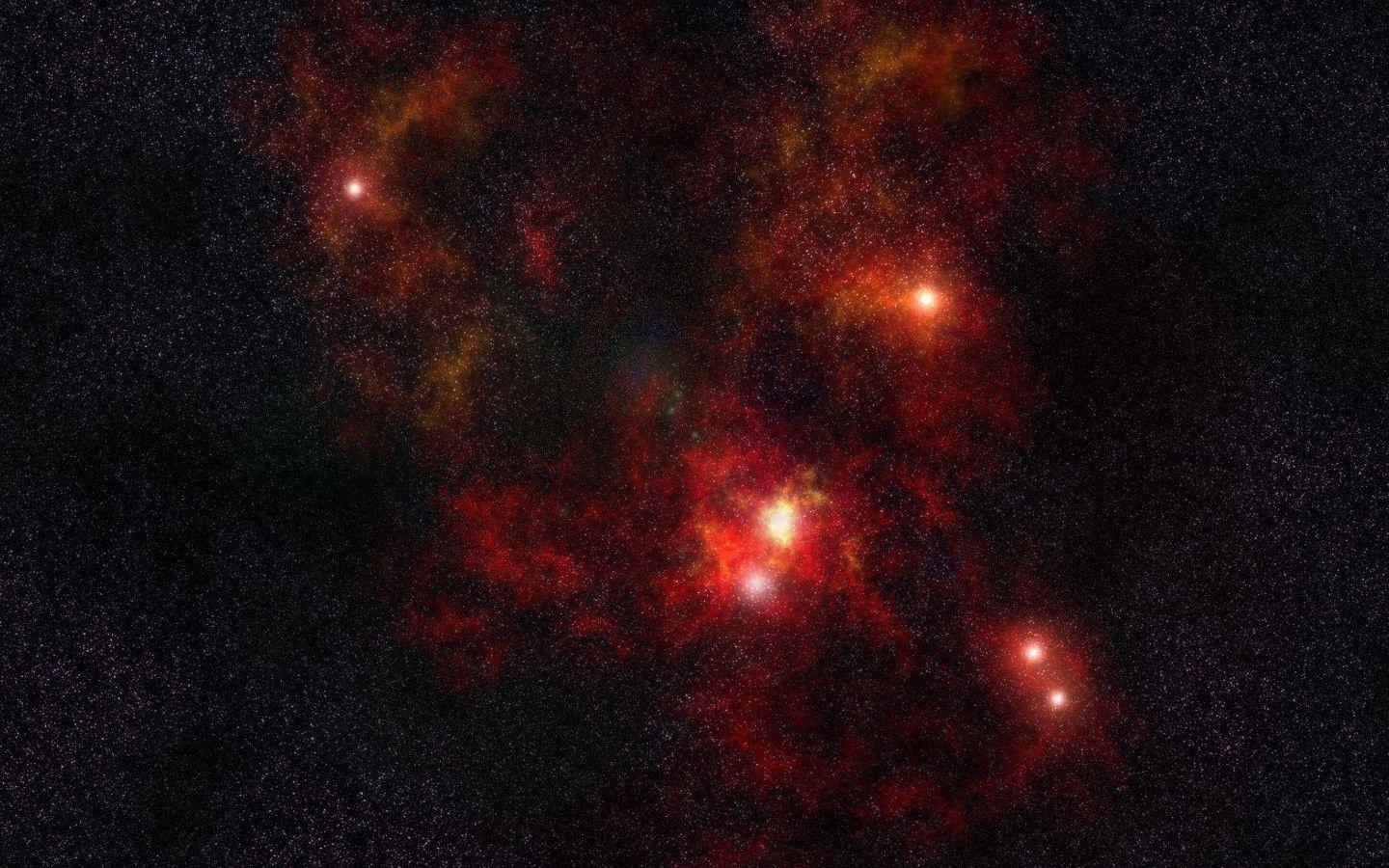 Crimson Nebula Widescreen