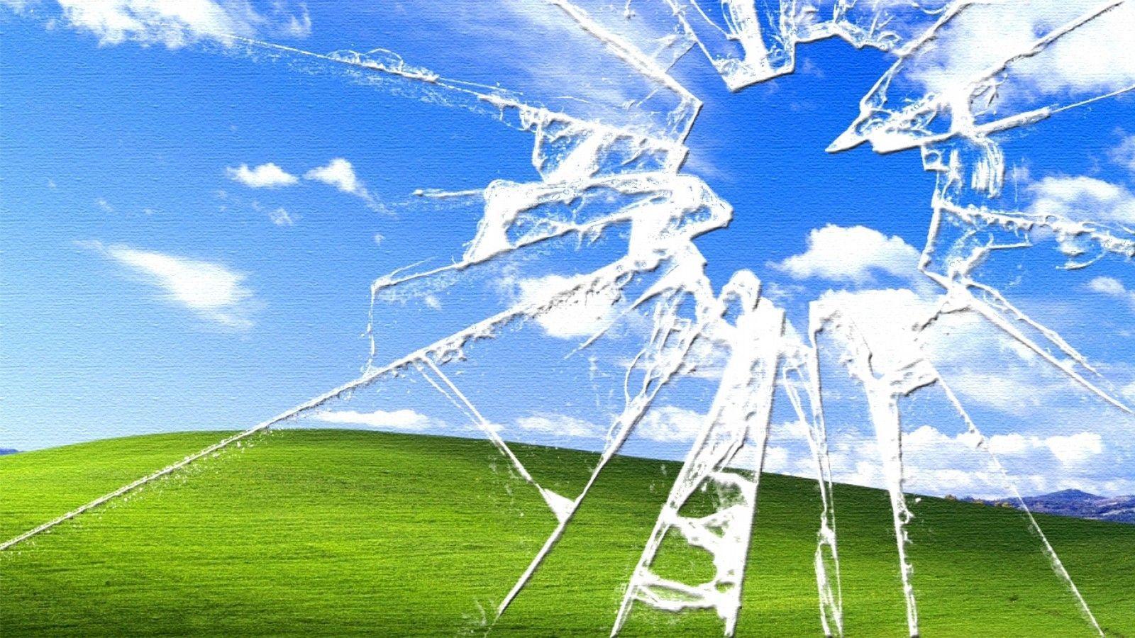 image For > Cracked Computer Screen Wallpaper
