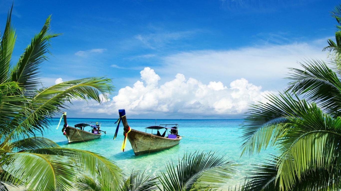 Paradise Beach Desktop Wallpaper. Paradise Beach Picture. Cool