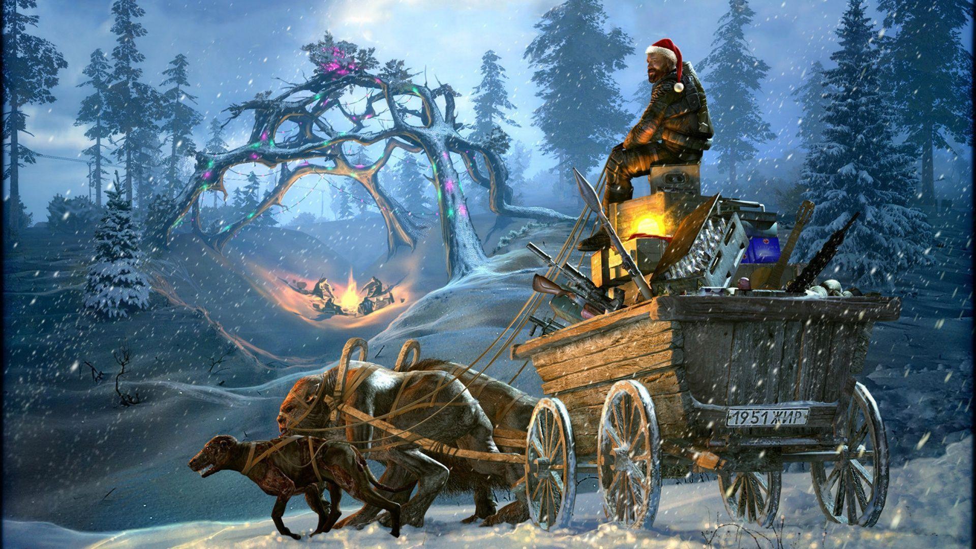 Underworld Christmas background in 1920x1080 resolution. HD