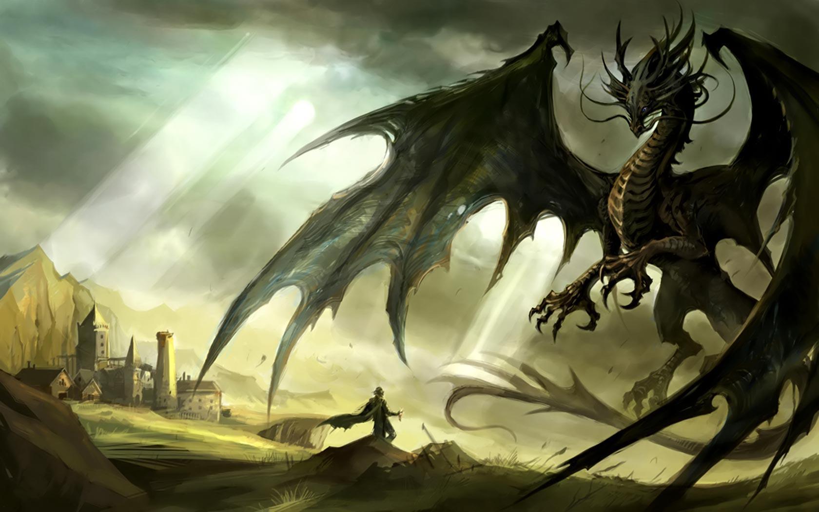 Fantasy Dragon Wallpaper 04