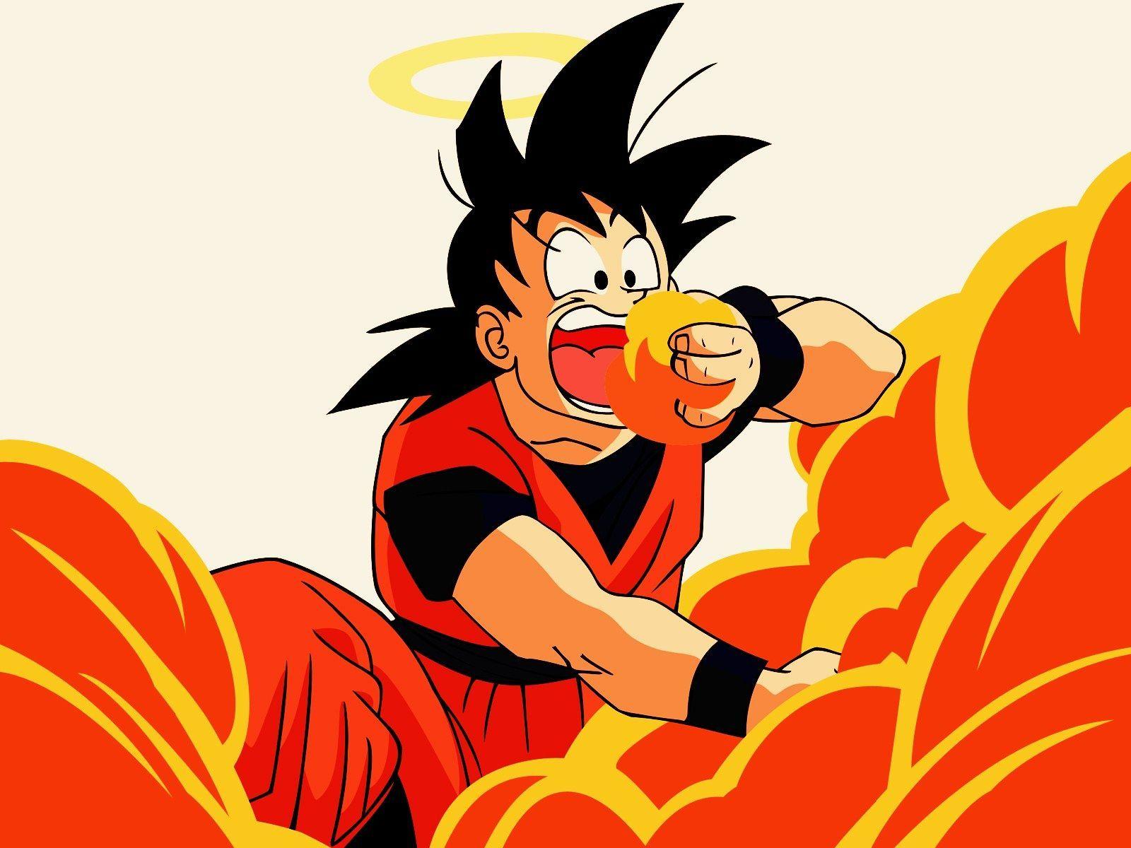 Funny Son Goku Eating HD Wallpaper. Backgroundpict