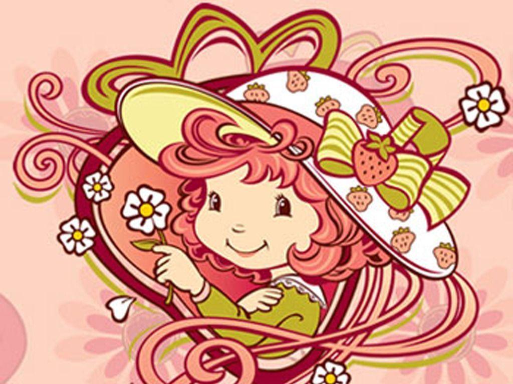 Wallpaper For > Strawberry Shortcake Background Design