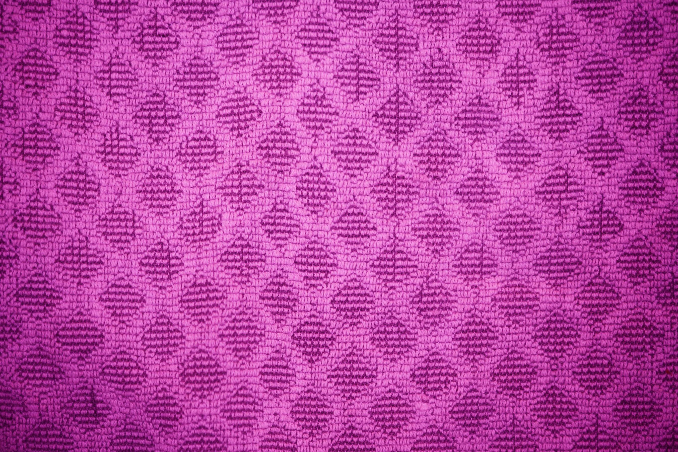 Magenta Dish Towel with Diamond Pattern Texture Picture. Free