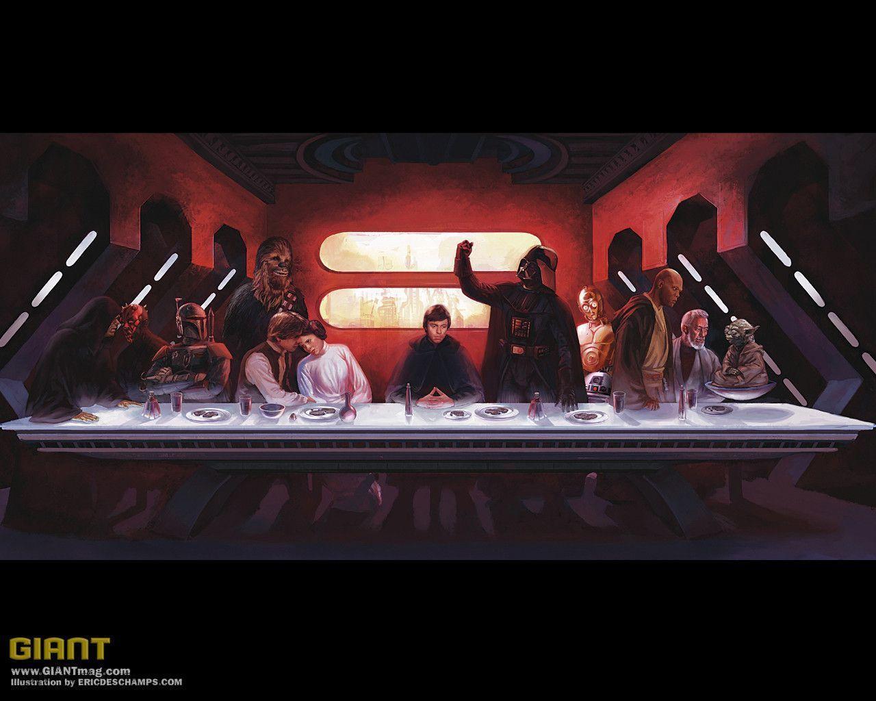 Star Wars The Last Supper. Wars Wallpaper