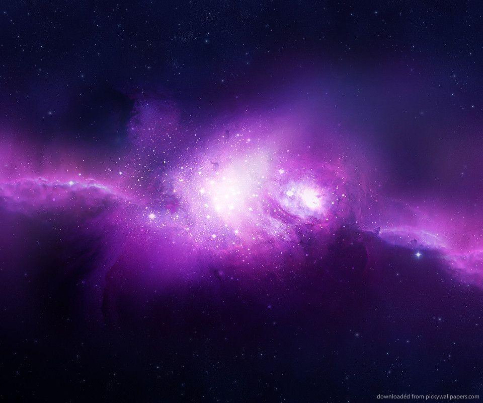 Download Purple Space Wallpaper For Samsung Galaxy S