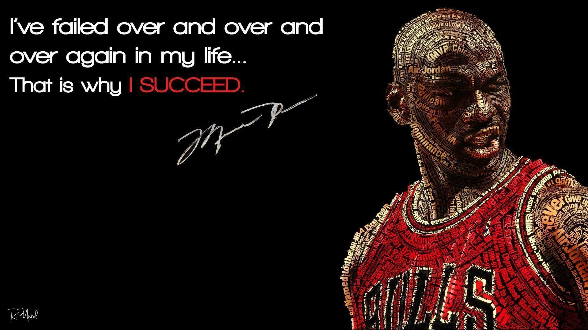 Quotes Basketball Michael Jordan Success Inspire Wallpaper Car