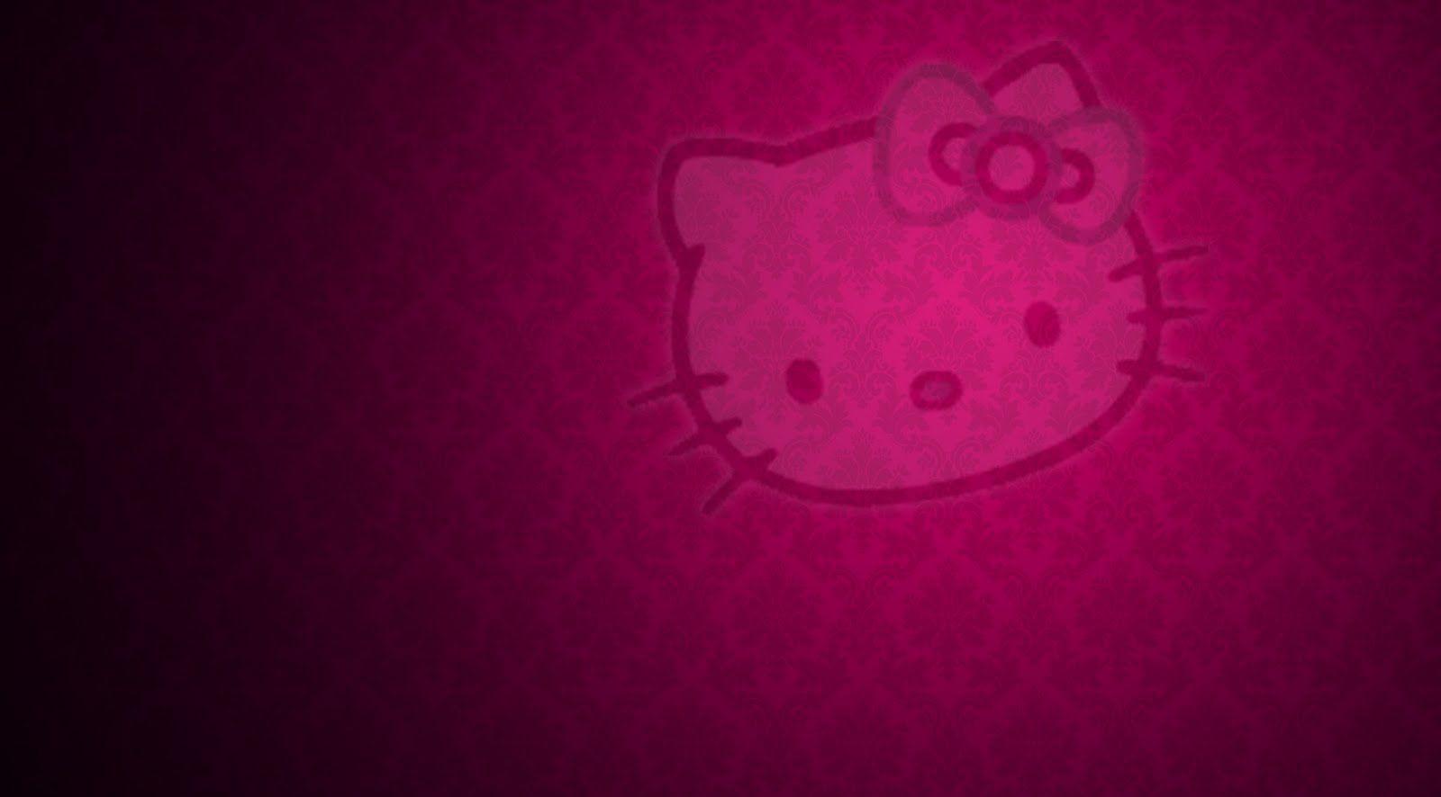 Hello Kitty Black Wallpaper 42486 Full HD Wallpaper Desktop
