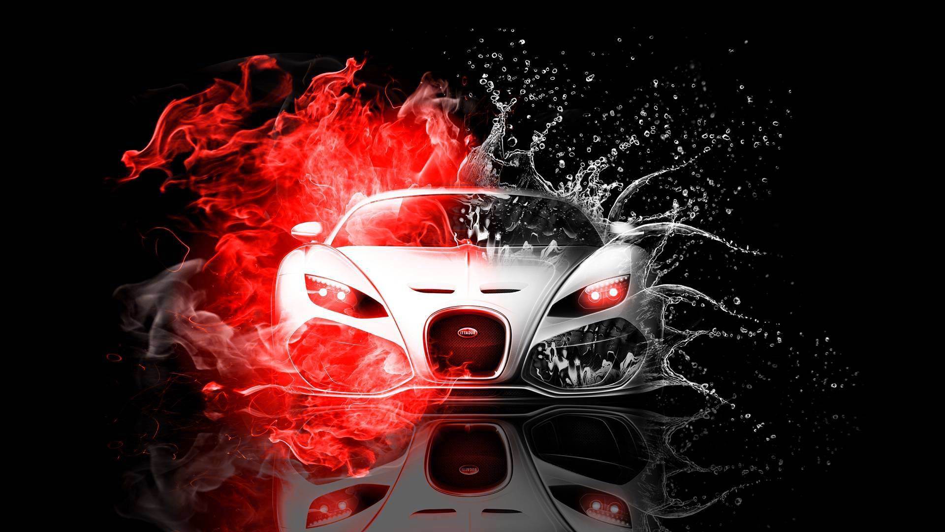 Black and Red HD Wallpaper Bugatti Veyron Background