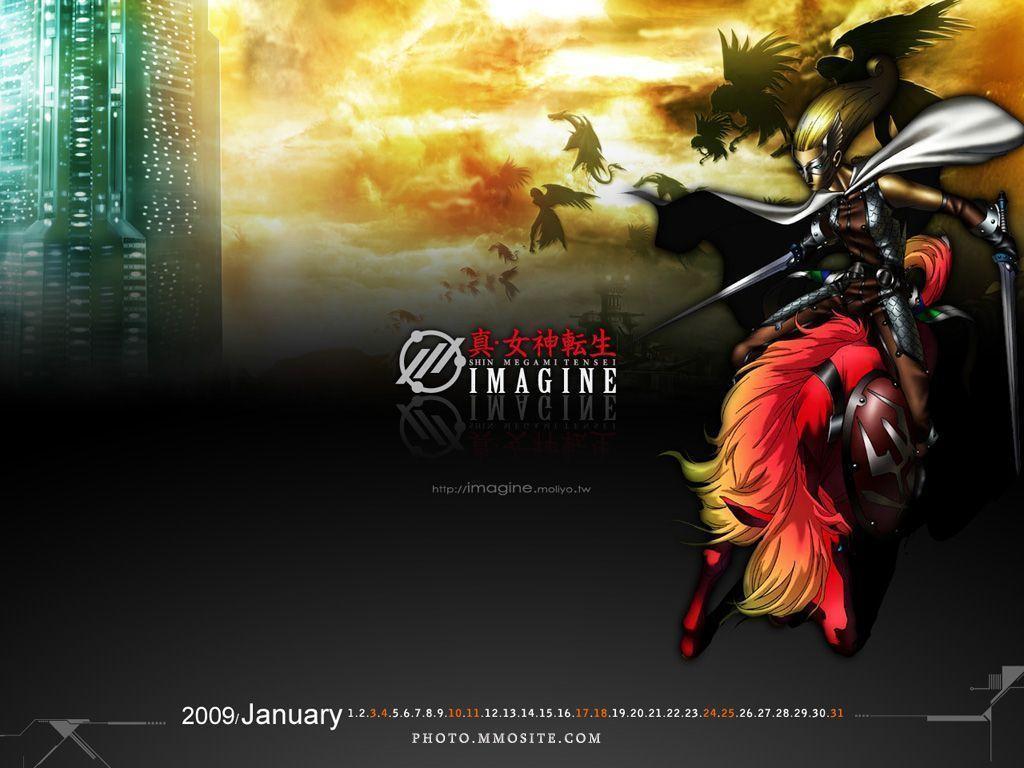 January calendar Megami Tensei: Imagine wallpaper 4