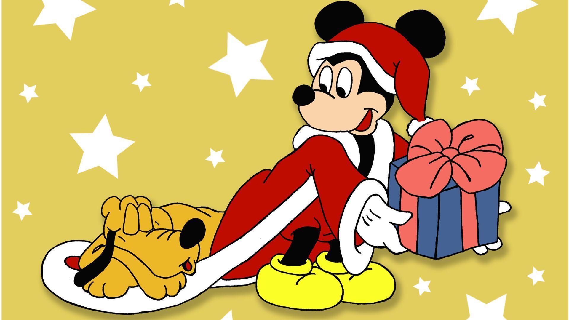 Xmas Stuff For > Mickey Mouse Christmas Wallpaper