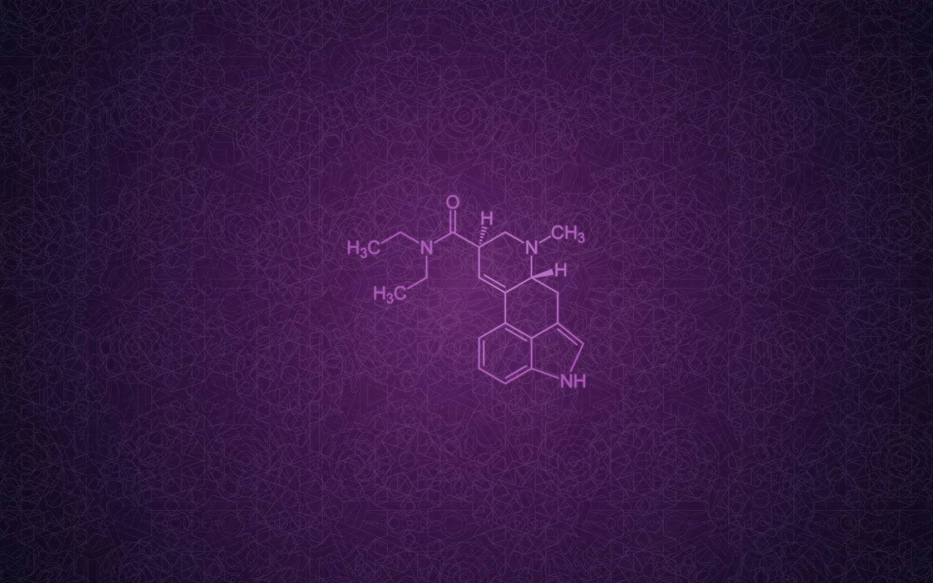 LSD Molecule Wallpaper