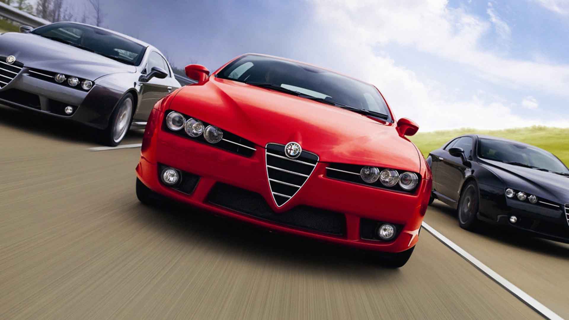 Alfa Romeo Brera Tuning Front HD Wallpaper