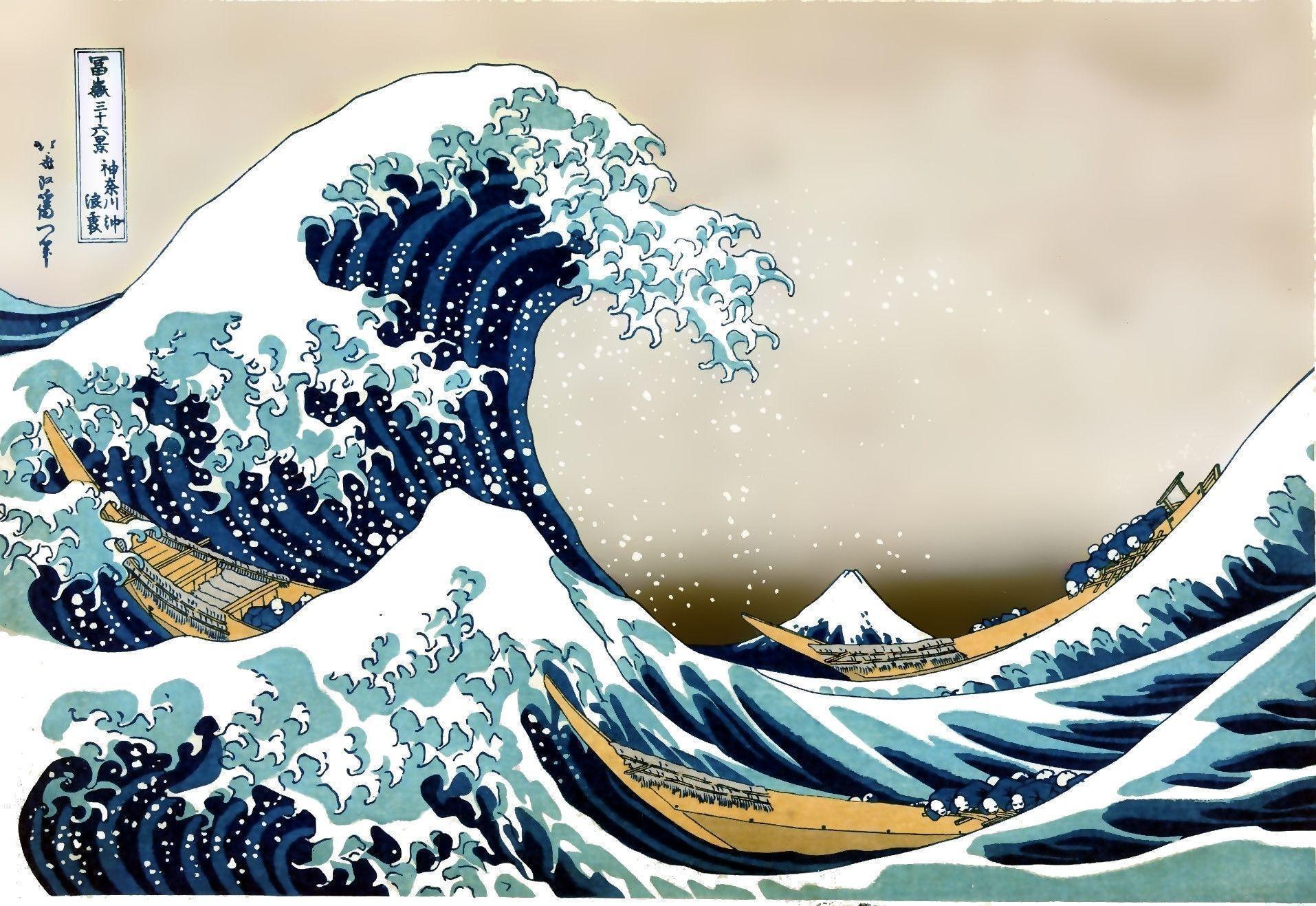 The Great Wave Off Kanagawa Wallpapers - Wallpaper Cave