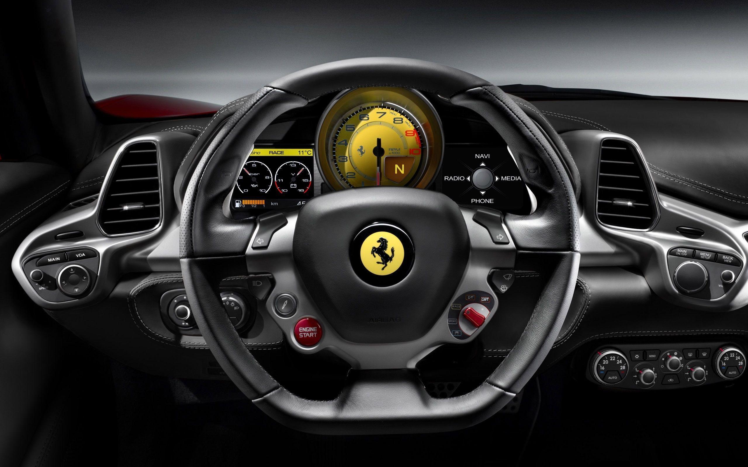 Ferrari 458 Italia Steering Wheel Retina MacBook Pro